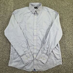 Untuckit Men's Size L Wrinkle Free Button Up Shirt ‎ Slim Fit Pink Striped